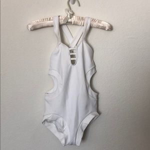 Bluewater Leotard Child Large. White. NWOT